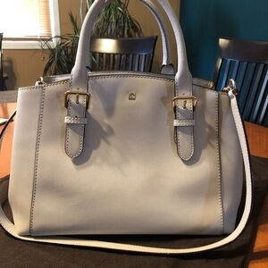 Elegant Light Gray Handbag